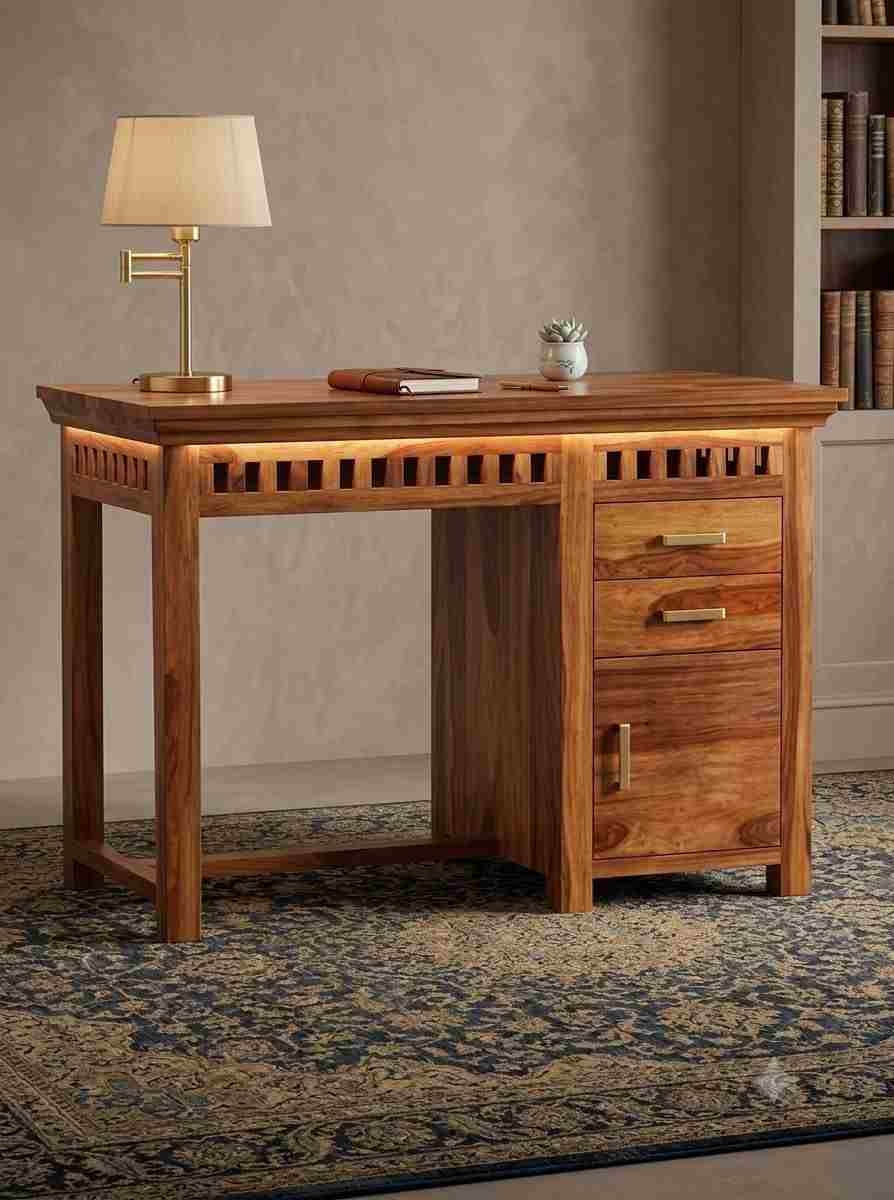The Scholar Integrated Study Desk & Hutch