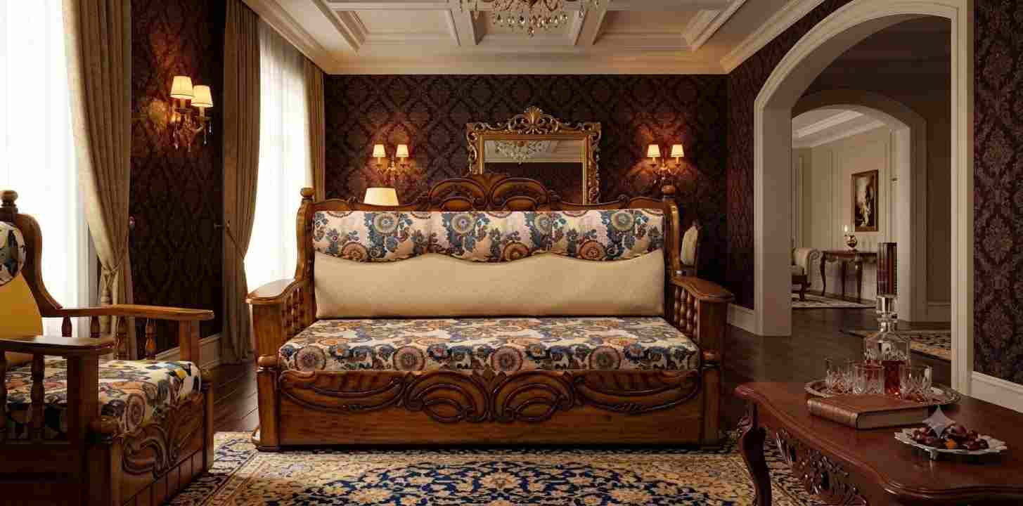 The Imperial Teak Heritage Sofa