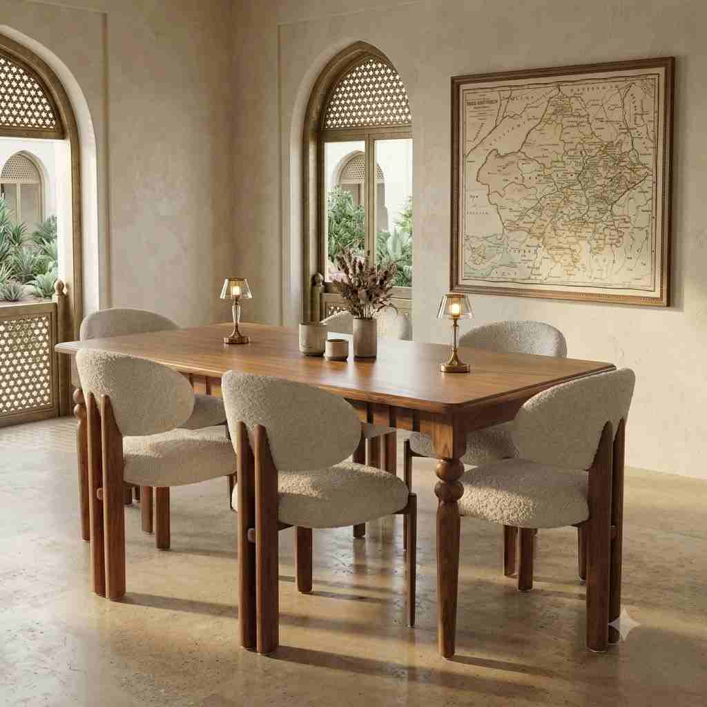 Black king dining table