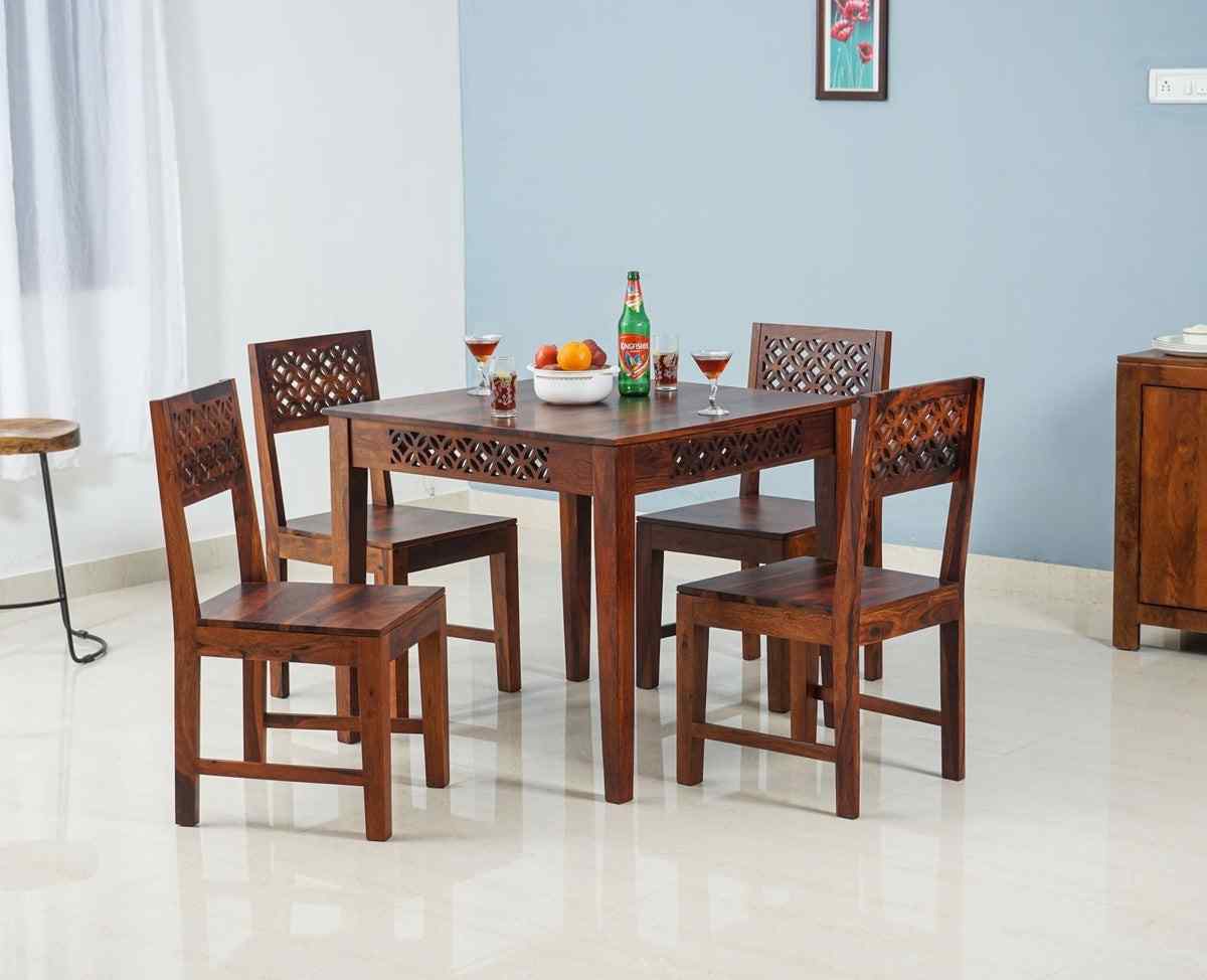 Wooden dining table set