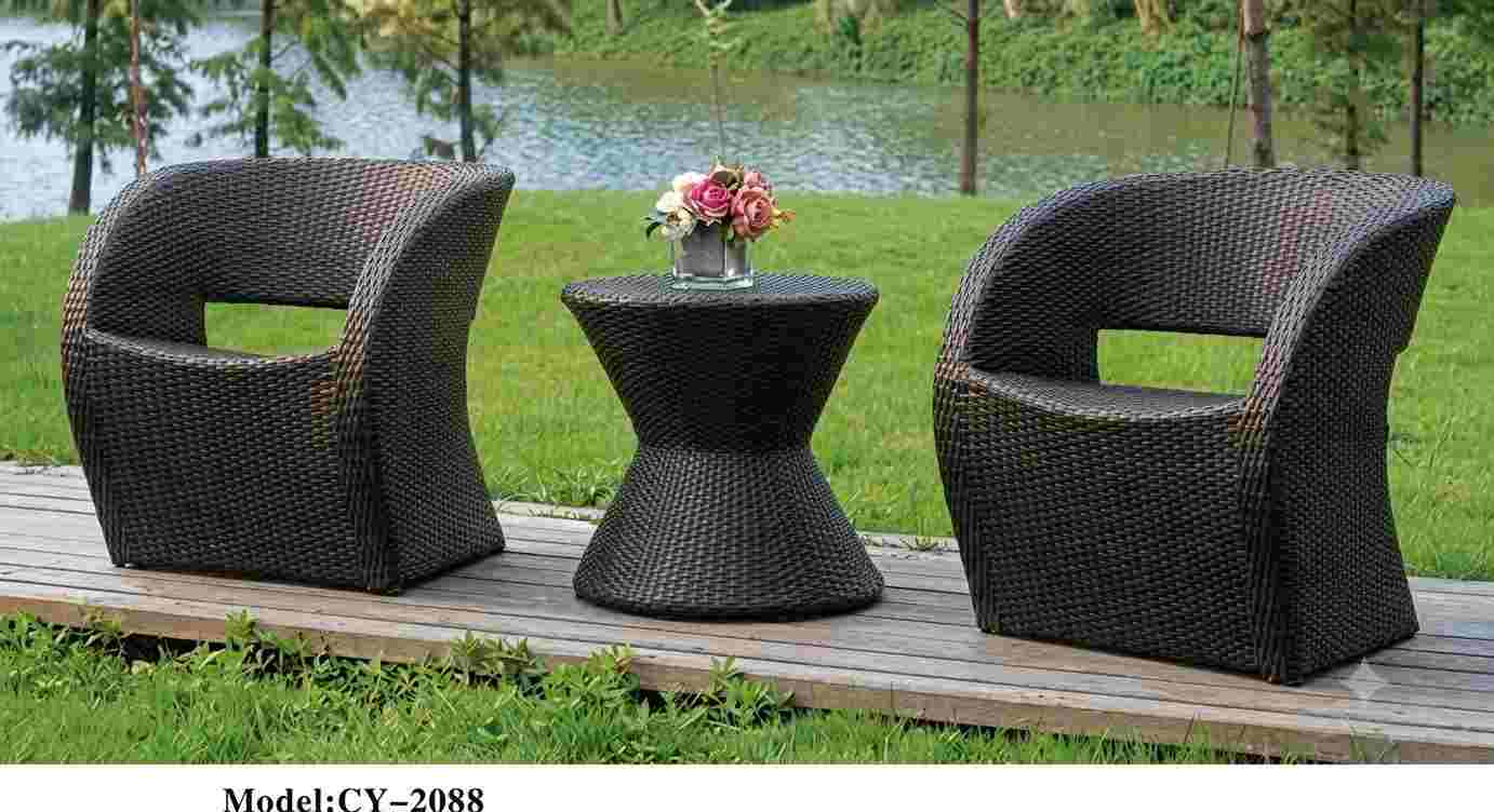 The Capri All-Weather Rattan Bistro & Garden Set