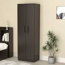 Alpine Deep Espresso 2-Door Closet for Small Spaces