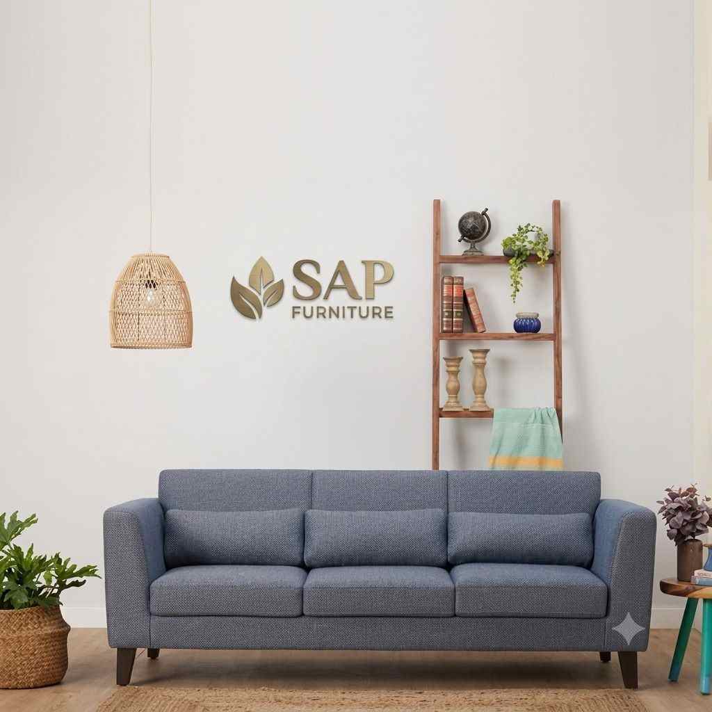 The Slate Mist Urban 3-Seater Sofa
