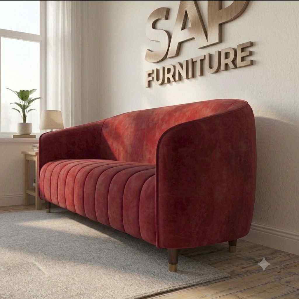 The Regency Ruby Settee