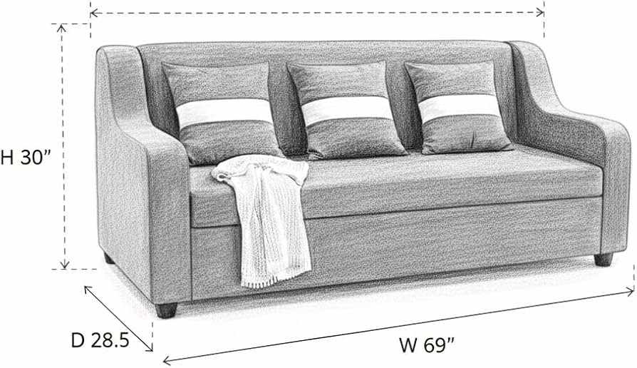 Charcoal Curve 3 seatear sofa