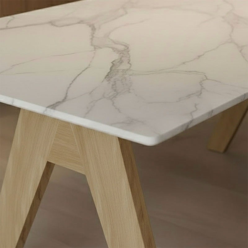 Marble top dining table