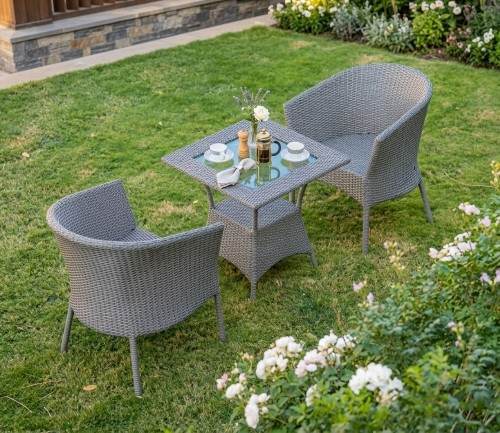 The Riviera Rattan Bistro Set