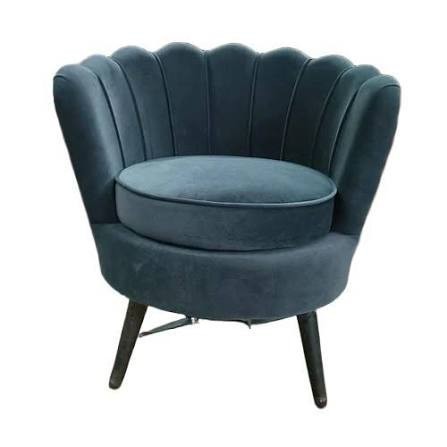The Aurelia Velvet Scallop Accent Chair