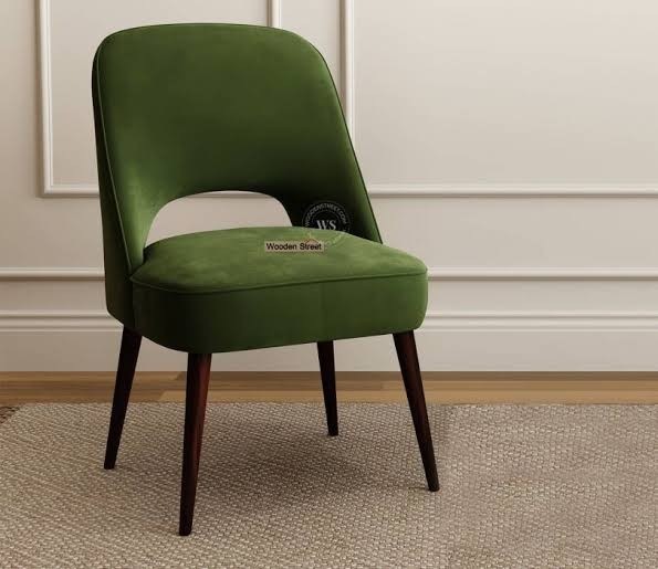 Oliver Mid-Century Modern Olive Green Velvet Accent Chair