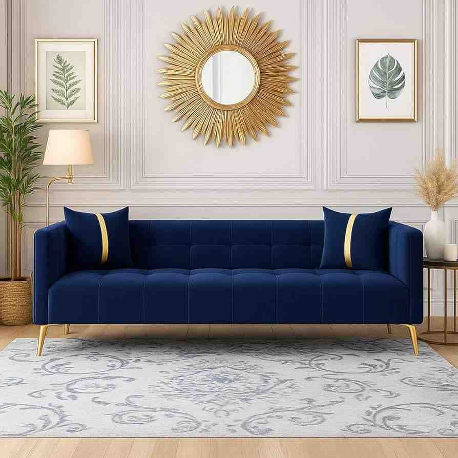 The Sapphire Crown 3-Seater