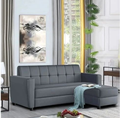 The Slate Urban Leatherette Sofa Bed