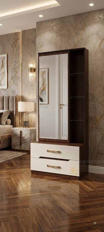 Walnut & Ivory Luxury Vanity Unit