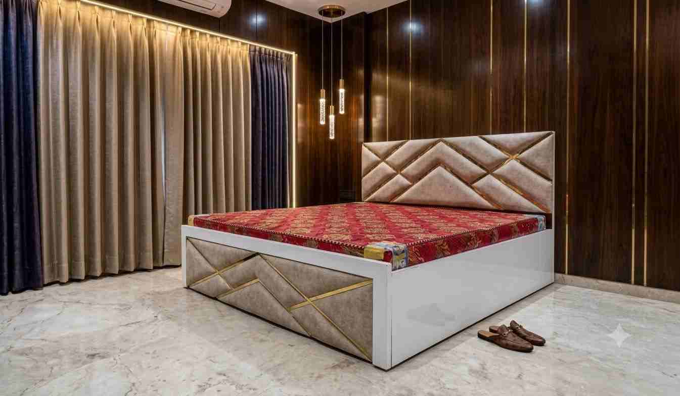 Elysian Curved Dual-Tone Executive Bed