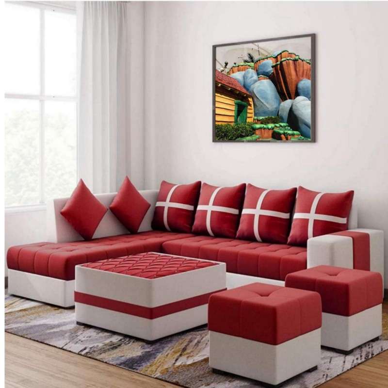 The Ruby Elegance Corner Lounge Set