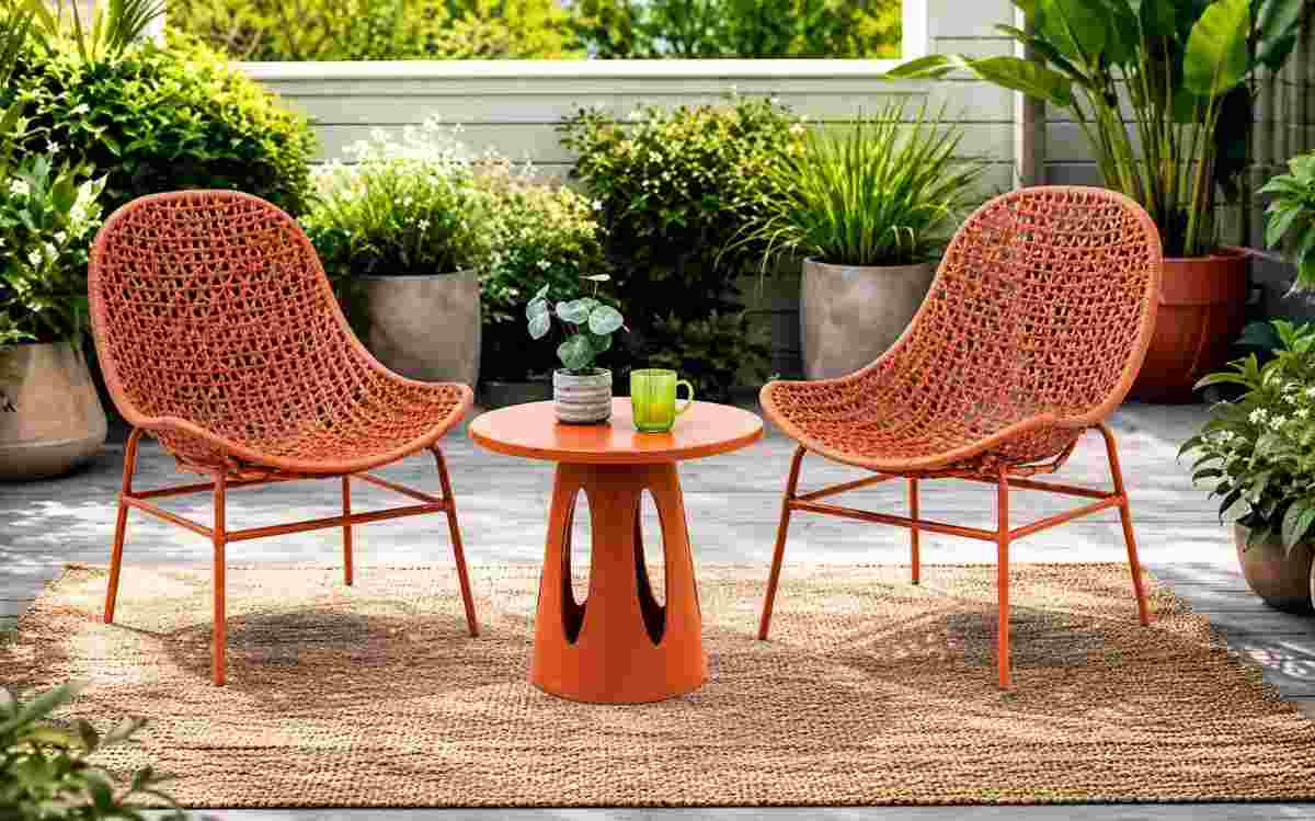The Terracotta Breeze Bistro Set