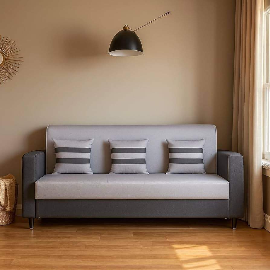 Zenith Premium Fabric 3 Seater Sofa