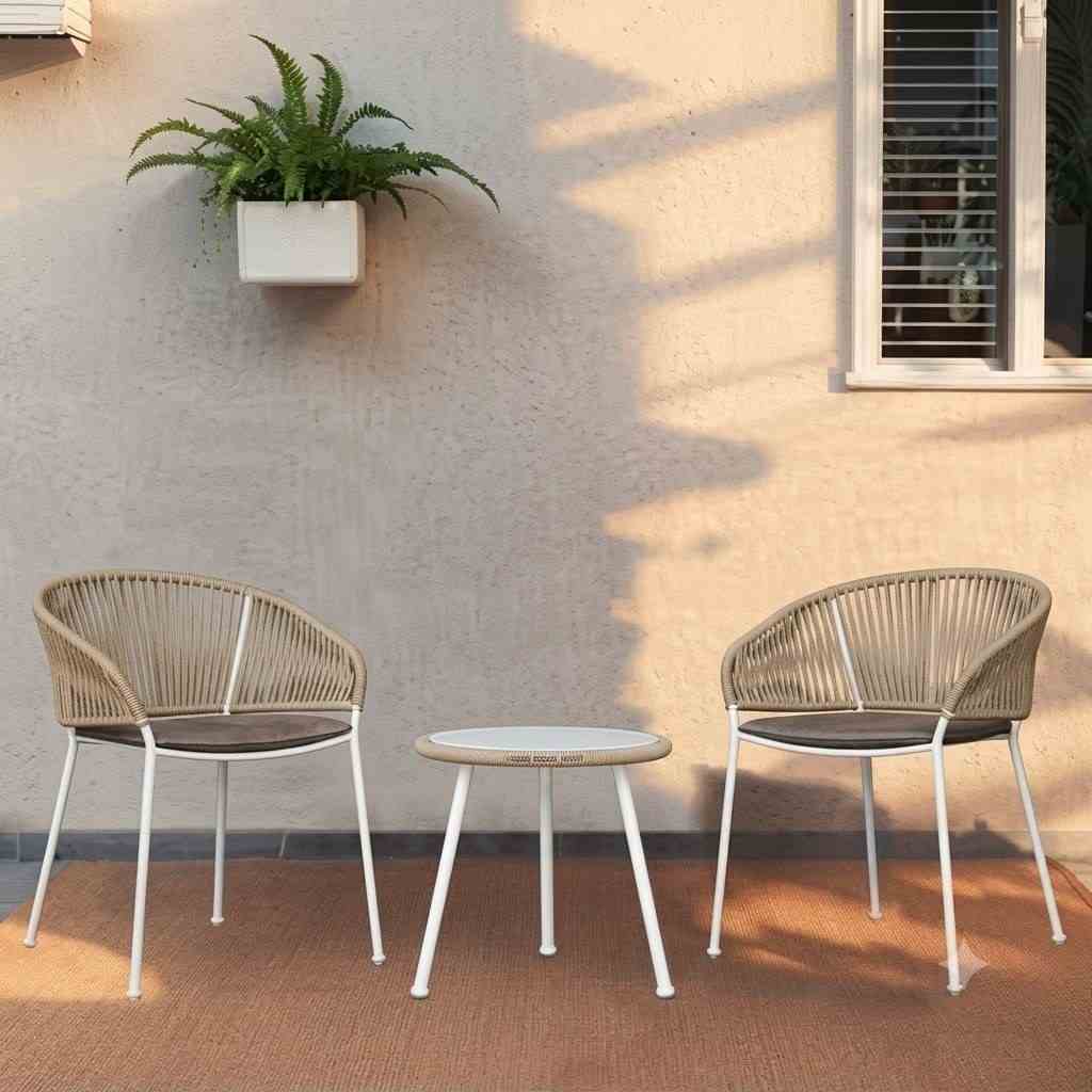 The Aura 3-Piece Outdoor Bistro & Balcony Set