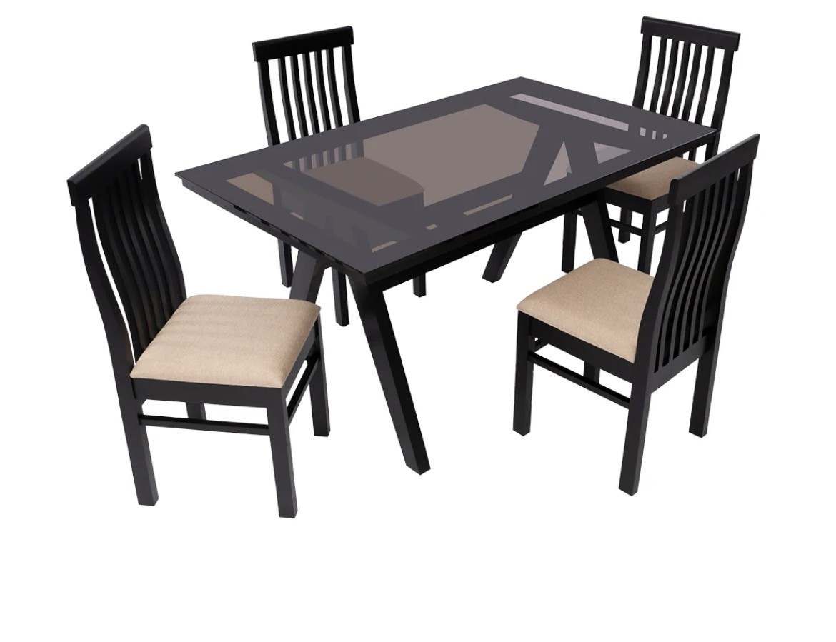 Black king dining table