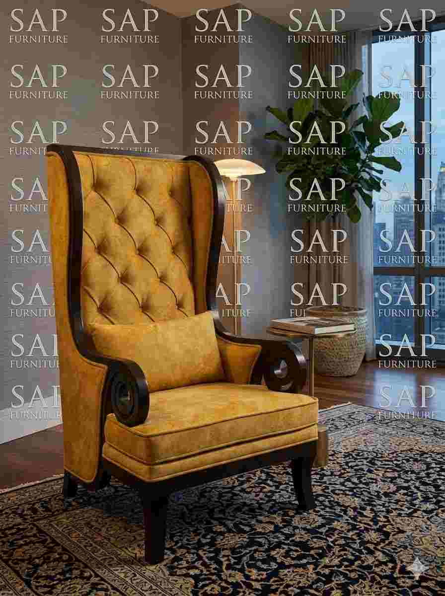 The Kensington Sage Chesterfield Armchair