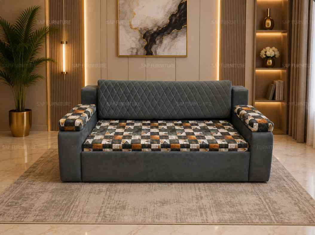 Nordic Accent Sofa-Cum-Bed