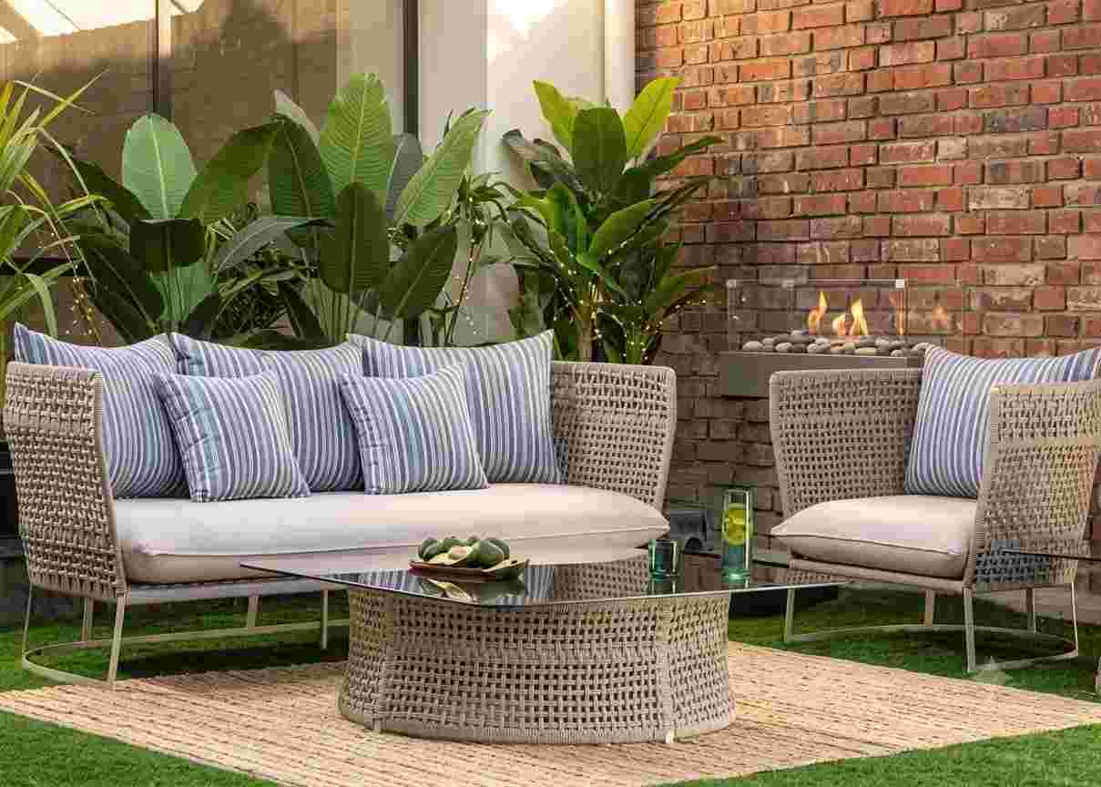 The Riviera Woven Lounge Set