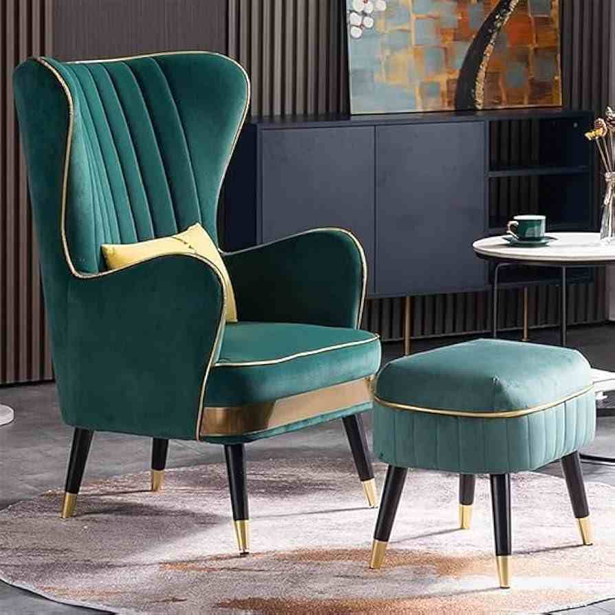 The Royal Emerald Tufted Wingback