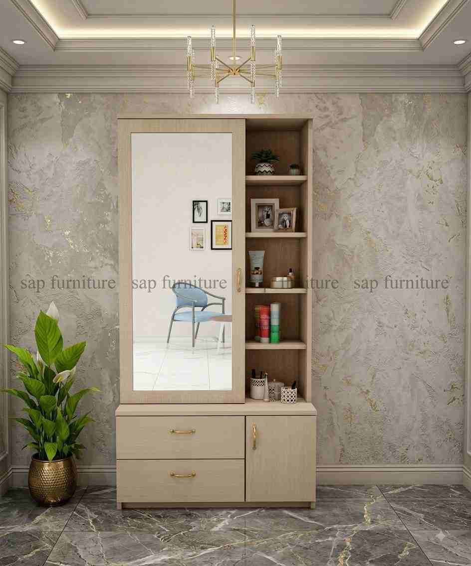 Light Oak Modern Dressing Vanity