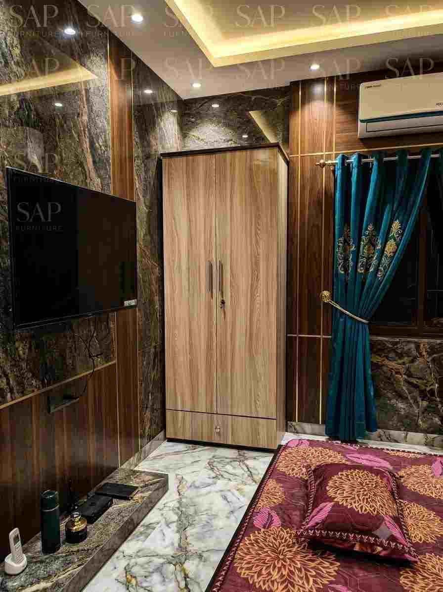 MDF ply 2 door wardrobe