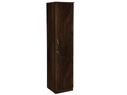 Zenith Espresso Wood Grain 1-Door Multi-Utility Almirah