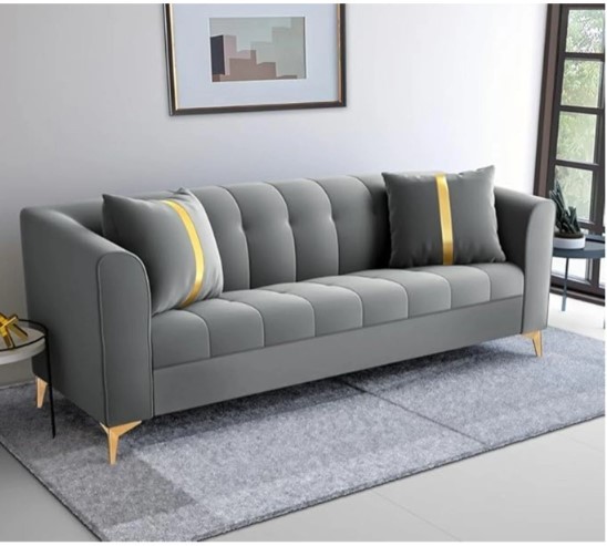 The Haven Velvet Mid-Century Sofa