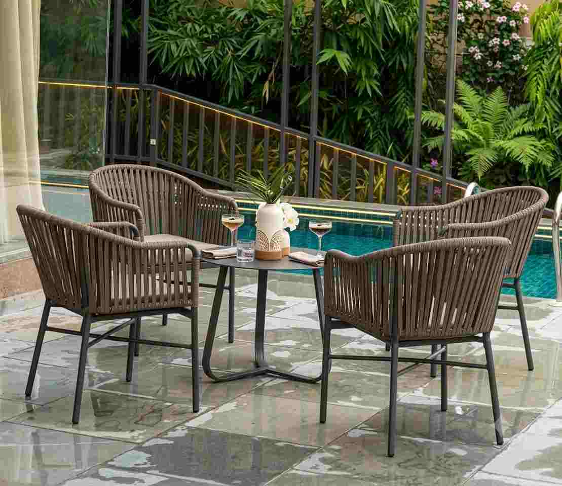 The Milan Rope Woven Lounge Set