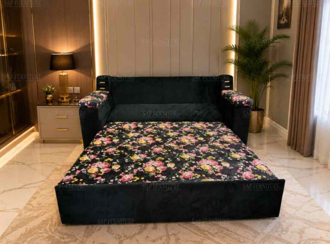 The Velvet Bloom Premium Sofa