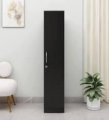 Nero Wenge Single-Door Premium Compact Wardrobe