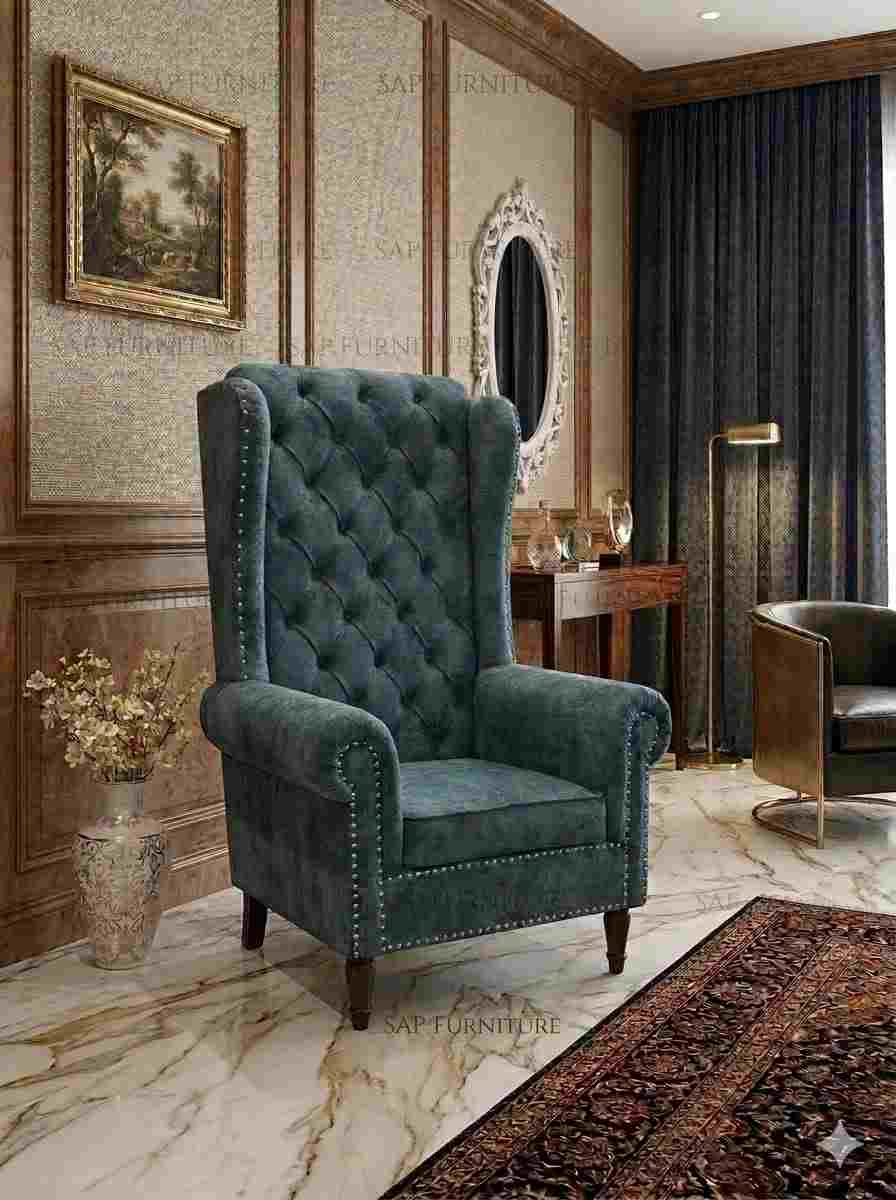 The Royal Windsor Tufted Wingback