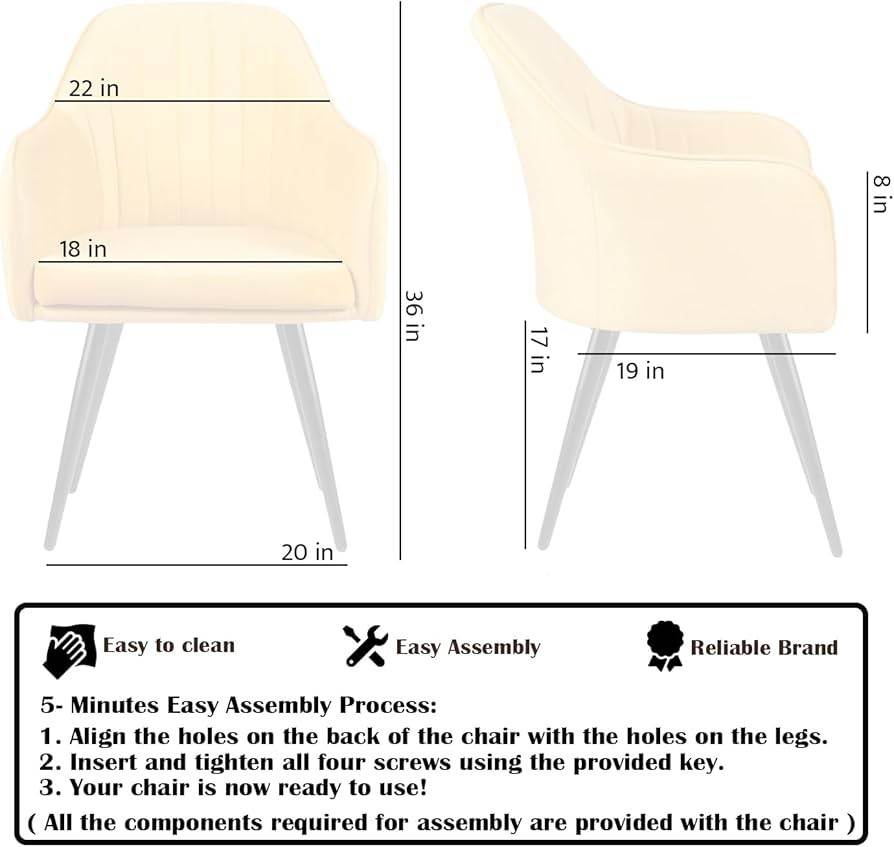 The Aria Ivory Channel-Tufted Chair