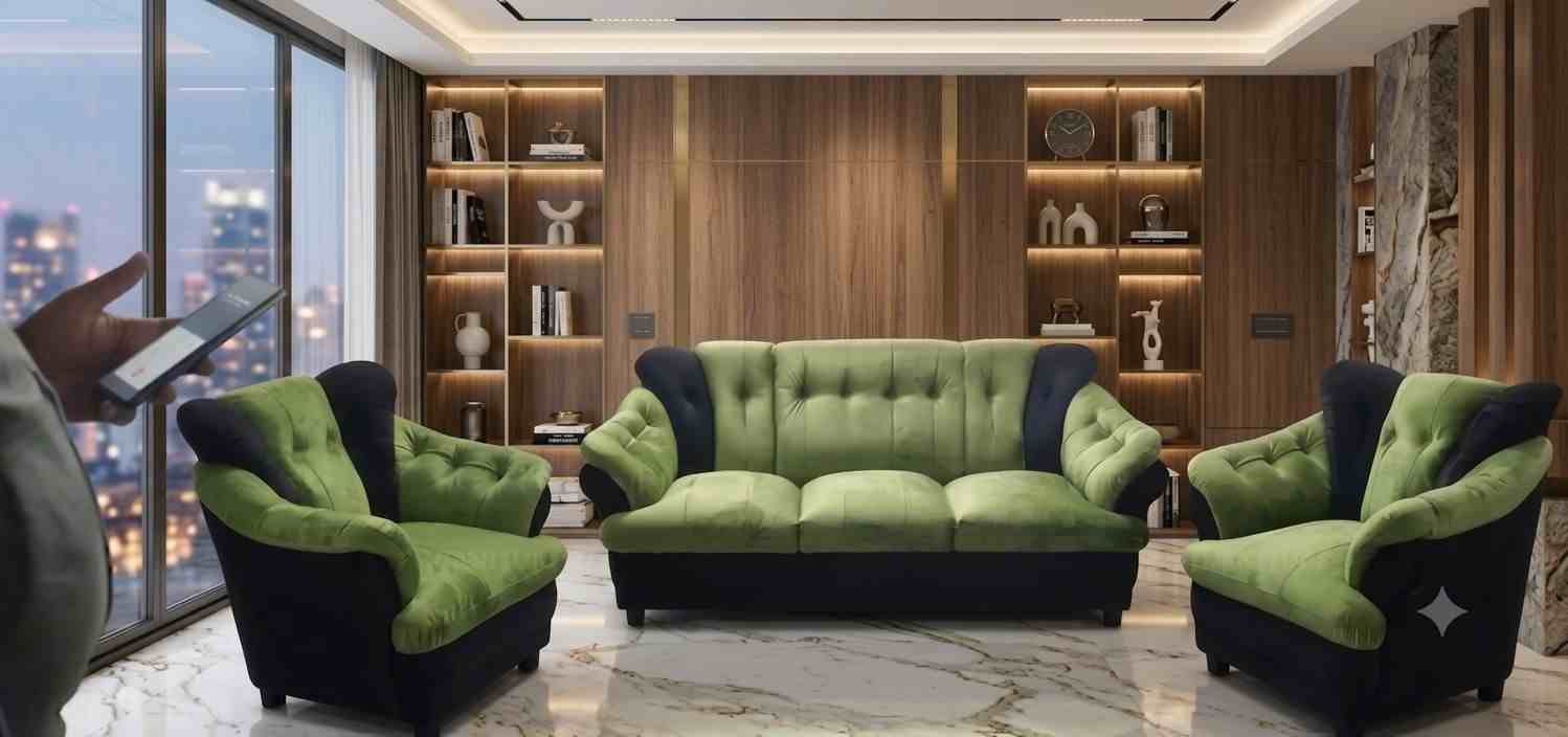 Softy 3+1+1 sofa set