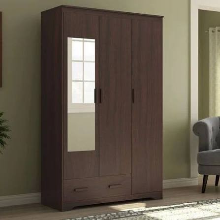 Zenith Deep Oak Multi-Door Almirah for Master Bedrooms