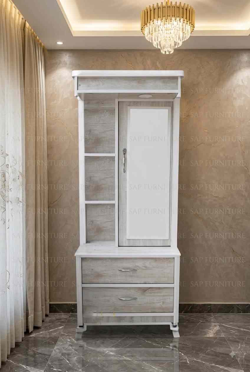 Scandinavian Light Ash Multi-Utility Vanity Station
