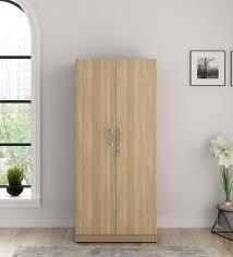 Oslo Light Oak 2-Door Compact Wardrobe